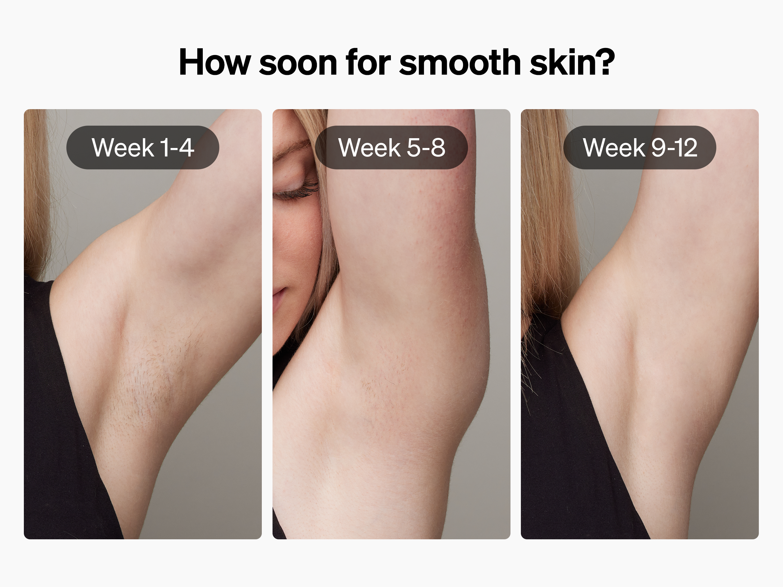 Effective IPL Hair Removal for Underarm area with Ulike Air+