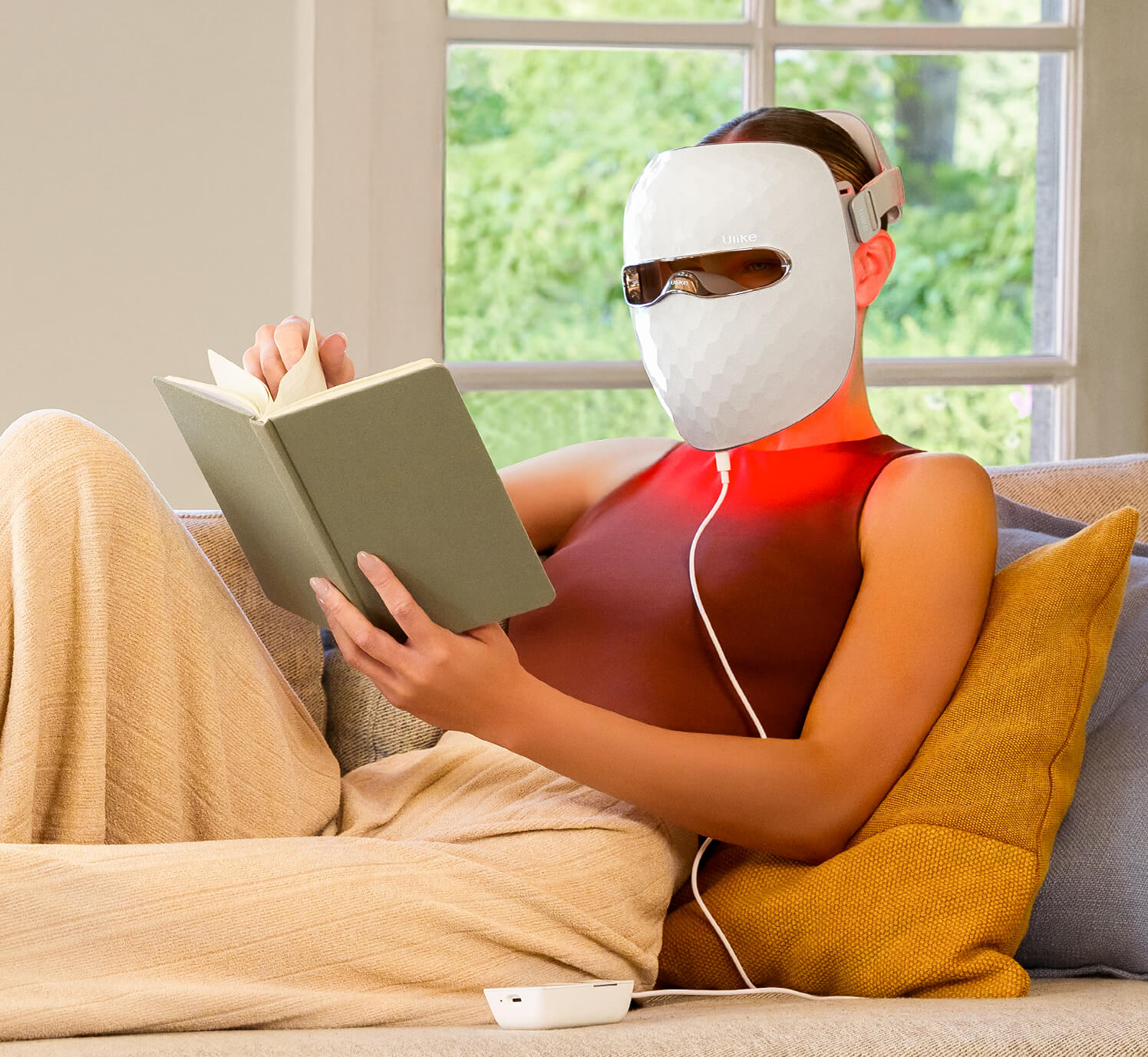 How to Use a Red Light Mask with Retinol Safely