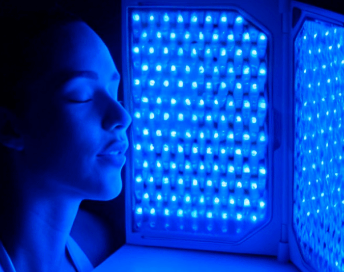 Blue light therapy