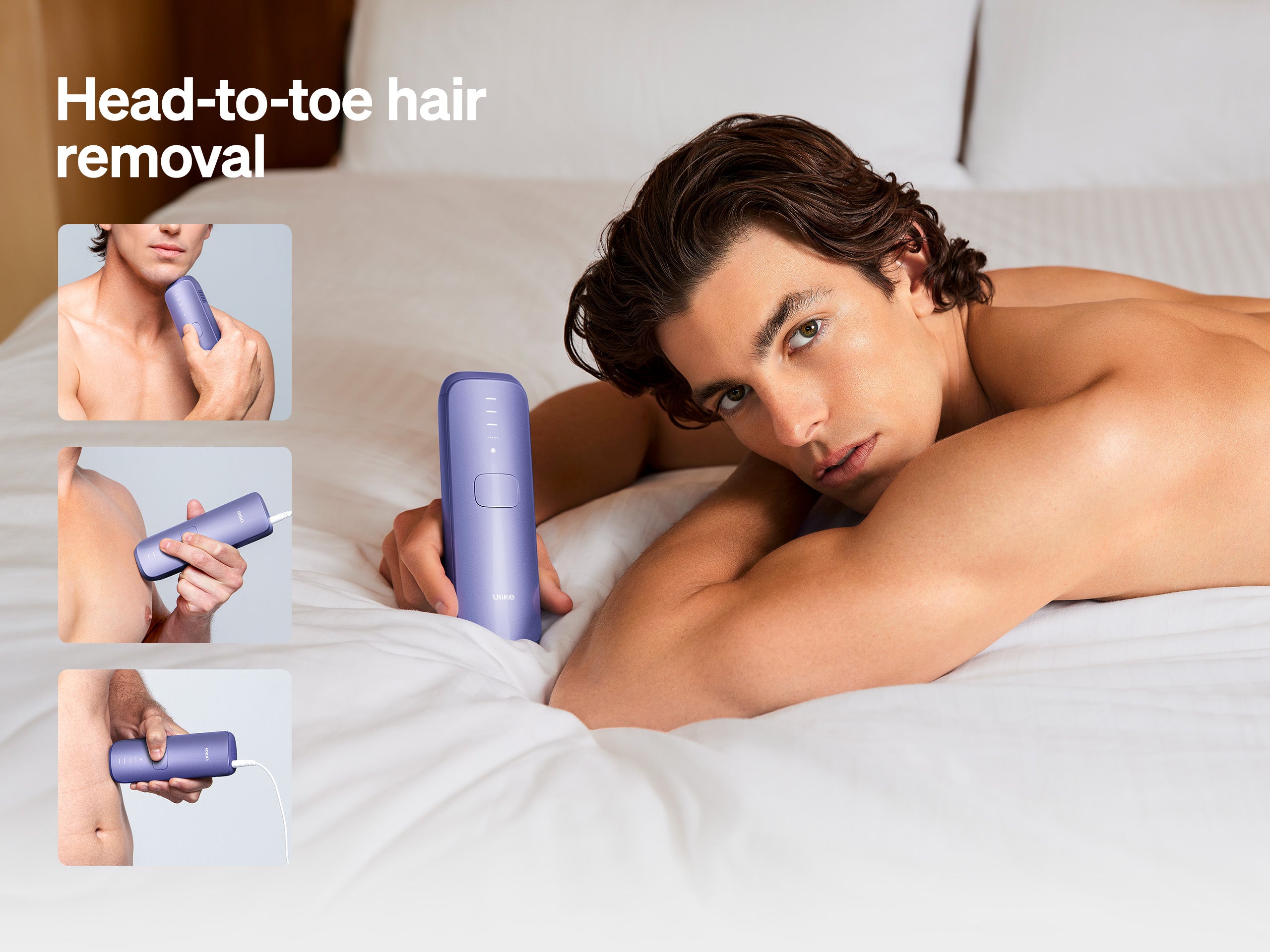 Head to Toe Hair Removal for Man with Ulike Air 3