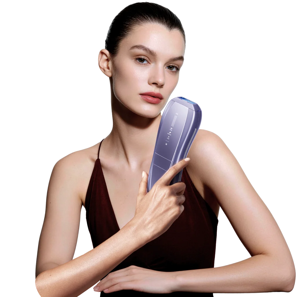 Woman holding the Ulike Air 10
