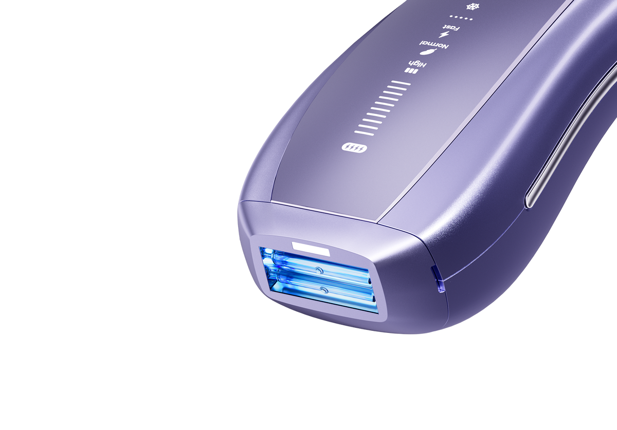 Close-up of Ulike sapphire IPL technology